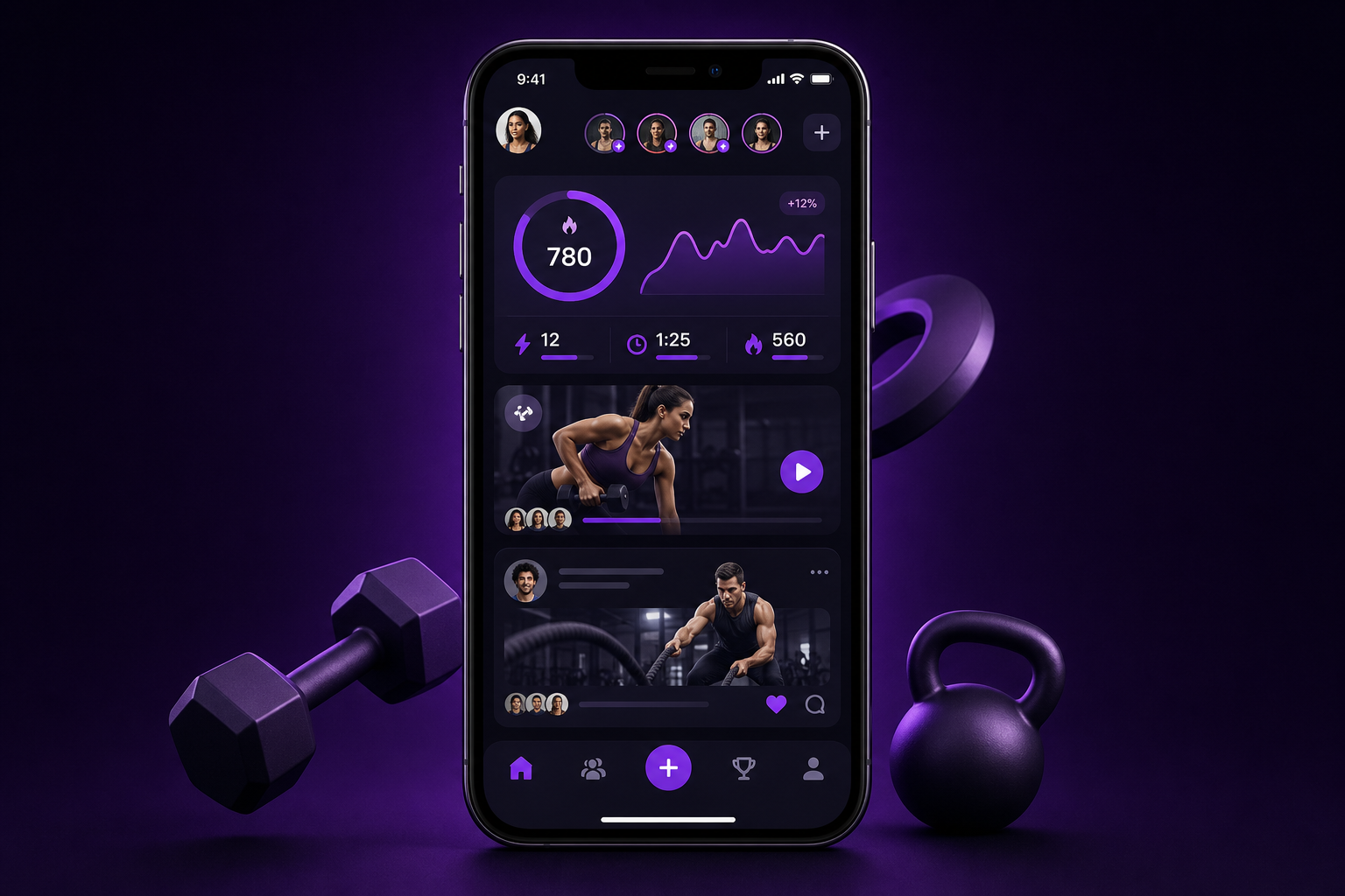 Rise Up Kings app mockup