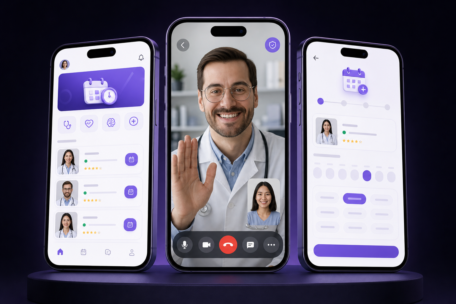 MediPulse app mockup